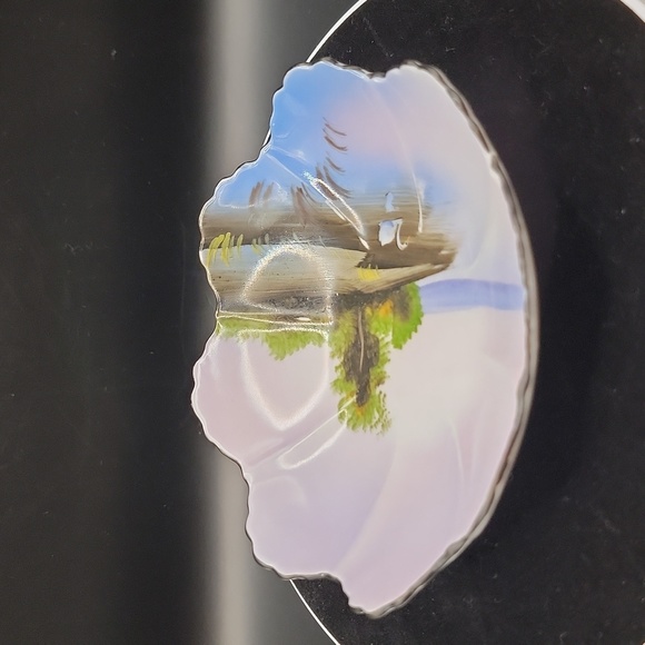 Noritake Hand Painted Swan Scene Plate - Picture 5 of 12